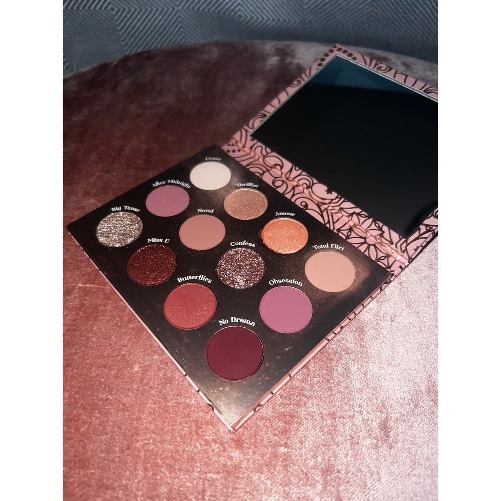 ColourPop Menage A Muah 12 Pan Eyeshadow Palette Mauve Pink Burgundy Gold NEW